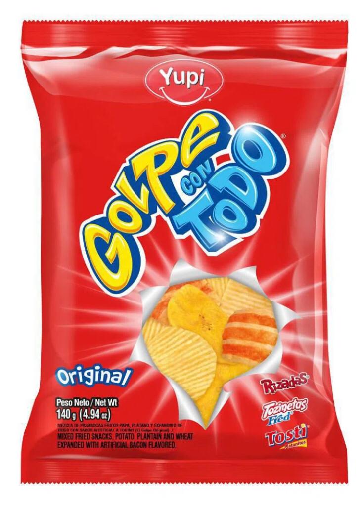 Golpe con todo original yupi 140 g